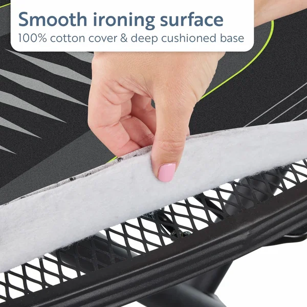 Minky 122 x 38cm Ergo Plus Ironing Board - Black