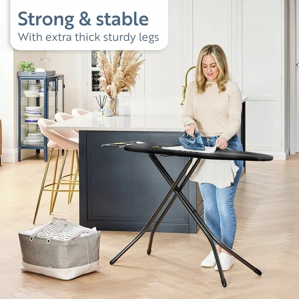 Minky 122 x 38cm Ergo Prozone Ironing Board – Metallic