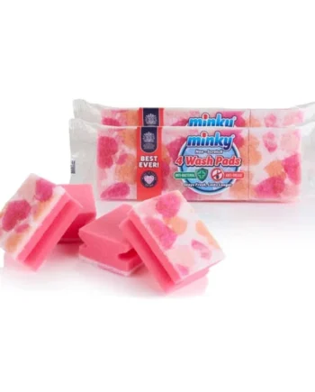 Minky 4 Heavy Duty Wash Pads x2