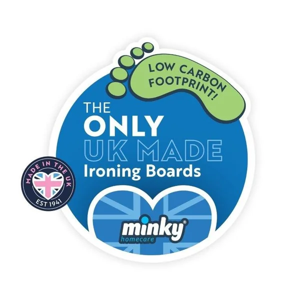 Minky Table Top 70 x 38cm Ergo Ironing Board - Black