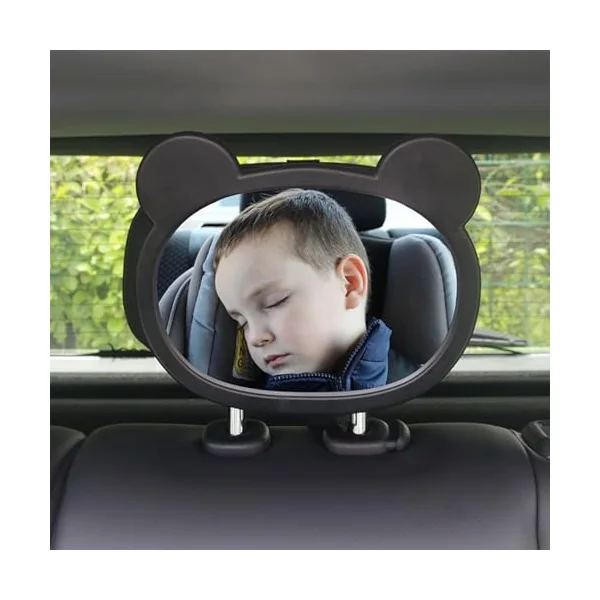 Mirror for Car 360 Degree Rotating Safety Shatterproof Rearview | Tot Car Mirror Rear Facing Safety Rearview Monitor Safety Observation for Backseat Rear Travel Stroller Backseat Travel