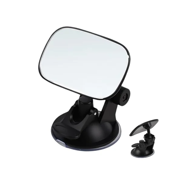 Mirror for Kids in Car Automotive Curved Glass | 360 Degree Rotatio Kids Car Seat Mirror Rear Facing for Family Automotive SUV Backseat Travel Observation