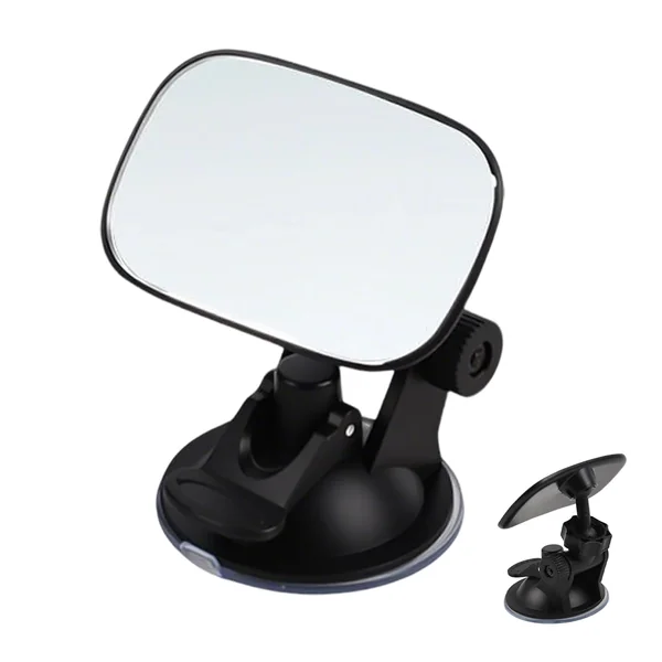 Mirror for Kids in Car Automotive Curved Glass | 360 Degree Rotatio Kids Car Seat Mirror Rear Facing for Family Automotive SUV Backseat Travel Observation