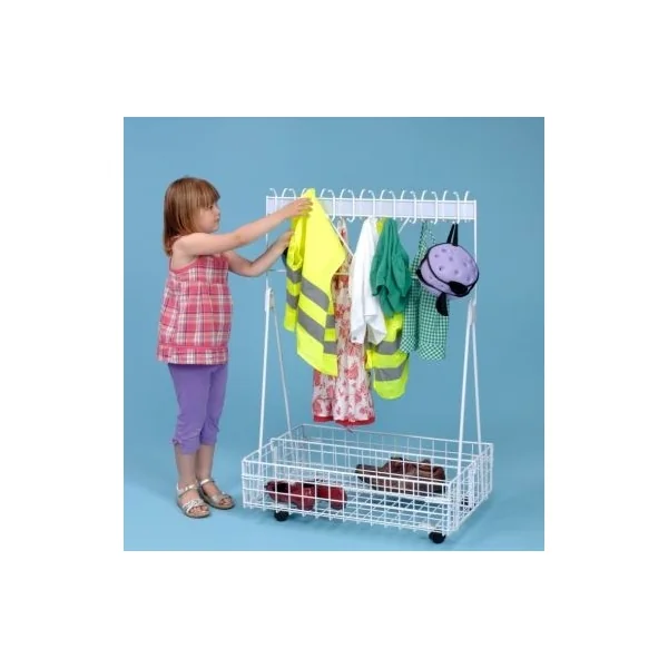 Mobile Cloakroom Storage Trolley