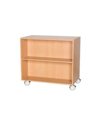 Mobile Double Sided Bookcase