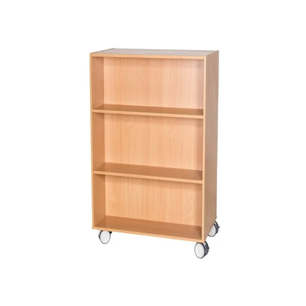 Mobile Double Sided Bookcase