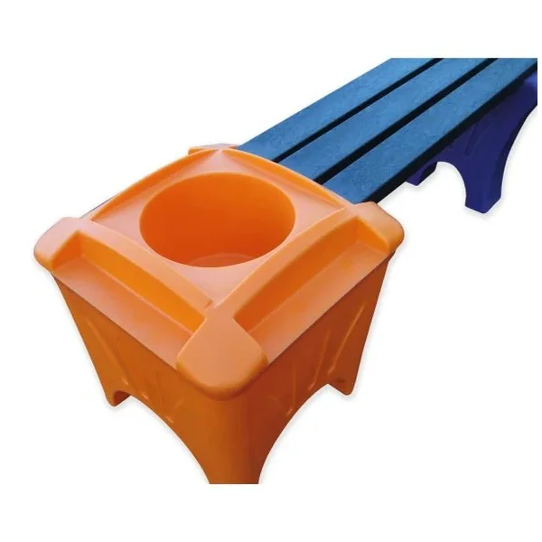 Modular Square Seating with Planters