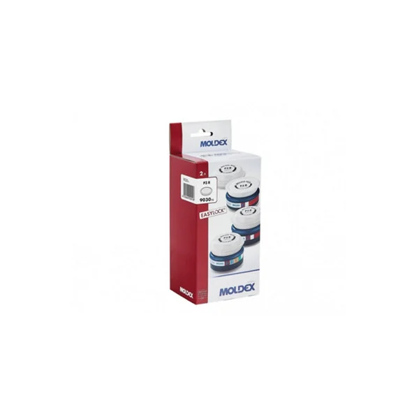 Moldex Easylock P3 R Particulate Filter (retail Box Of 2) Multi Colour (One Size)