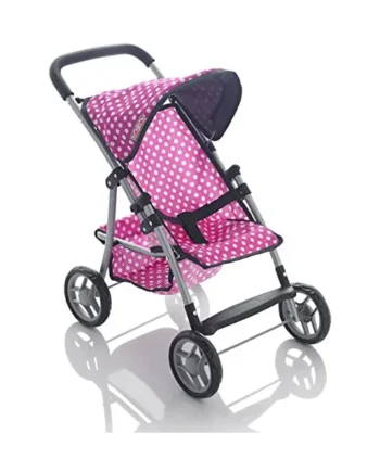 Molly Dolly My First Doll's Pushchair - Collapsible Toy Pram For Girls