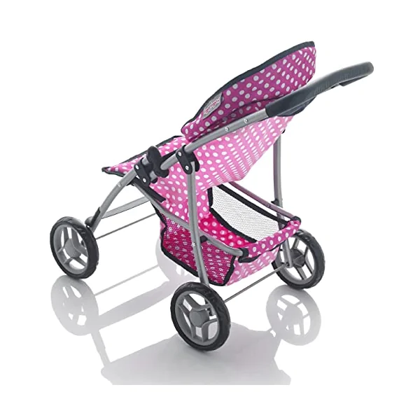 Molly Dolly My First Doll's Pushchair - Collapsible Toy Pram For Girls