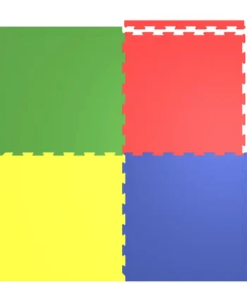 Mookie Playmat (L)61.5cm (W)61.5cm, Pack of 4