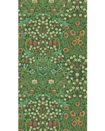 Morris & Co. Blackthorn Green Floral Wallpaper