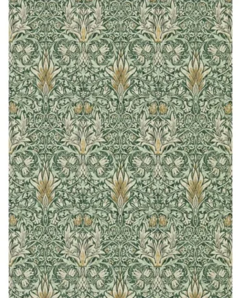 Morris & Co. Snakeshead Green Floral Wallpaper