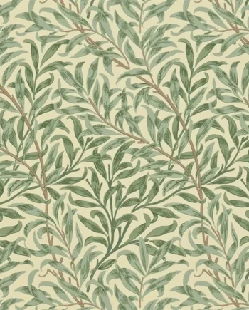 Morris & Co. Willow Bough Green Floral Wallpaper