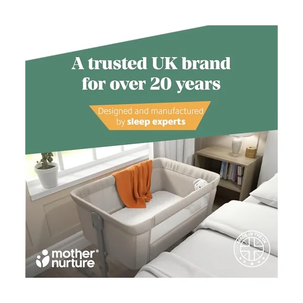 Mother Nurture Classic Mattress-Fits a Next to Me Crib, White, Size-83 x 50 x 4cm