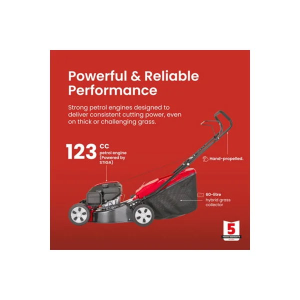 Mountfield HP42 Petrol Lawnmower Push 41cm