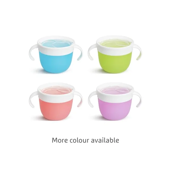 Munchkin 2 Pack Snack Catchers Baby Food Storage | Purple/Pink