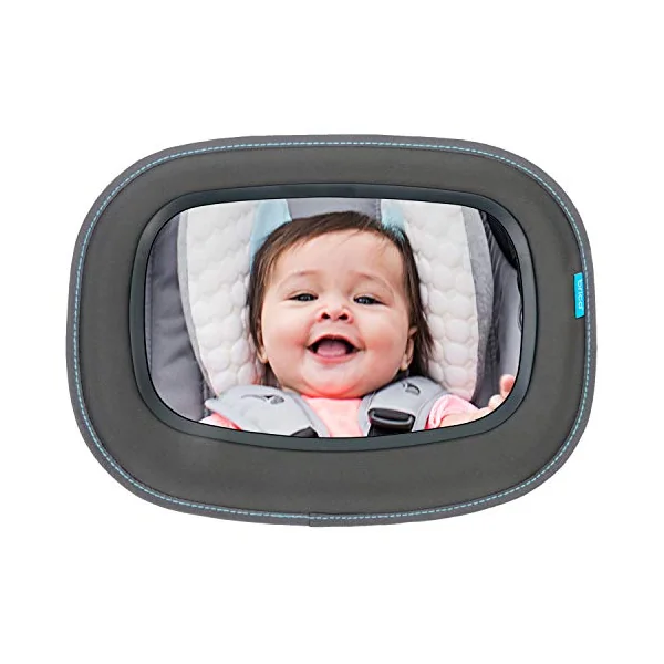 Munchkin Baby In-Sight Car Seat Mirror for Baby | Wide Angle View | Black