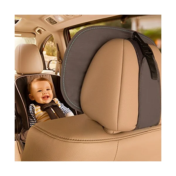 Munchkin Baby In-Sight Car Seat Mirror for Baby | Wide Angle View | Black