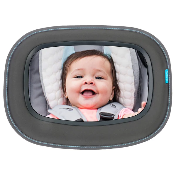 Munchkin Baby In-Sight Car Seat Mirror for Baby | Wide Angle View | Black