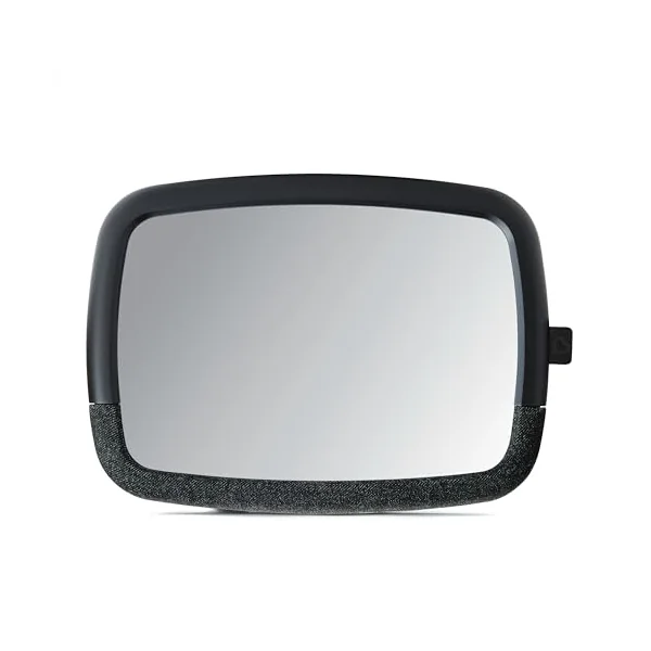 Munchkin Brica 360 Pivot Baby in-Sight Wide-Angle Adjustable Car Mirror, Crash Tested & Shatter Resistant, Black