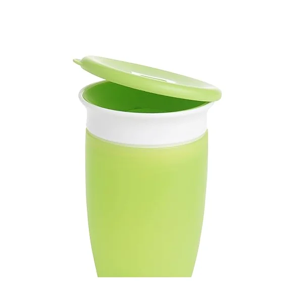 Munchkin Miracle 360 Cup Lids, 4 Count (Pack of 1), Colors May Vary **Waterproof Label's Included to Personalise Your Little One's Lids