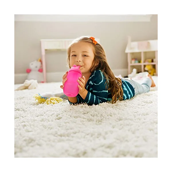 Munchkin Simple Clean Toddler Cup Set with Straw, BPA Free Non Spill Cup, Dishwasher Safe Leakproof Silicone & 2 Piece Snack Catchers, Toddler Snack Box & Baby Weaning Pot