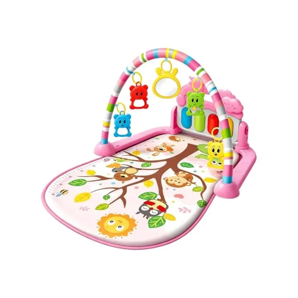 Musical Play Mat Kick And Play Gym Tummy Time Mat Sensory Plaything Gym | Interactive Music Learning Toy, 75*58*40cm, For Crawling Sleep Nursery Bedroom Living Room Home Outdoor Yard Garden