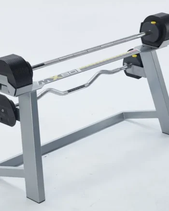 MX SELECT MX80 Rapid Change Adjustable Barbell System with Rack
