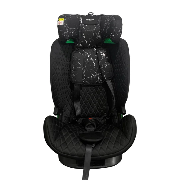 My Babiie - Group 1/2/3 Samantha Faiers Marble Black iSize Isofix Car Seat