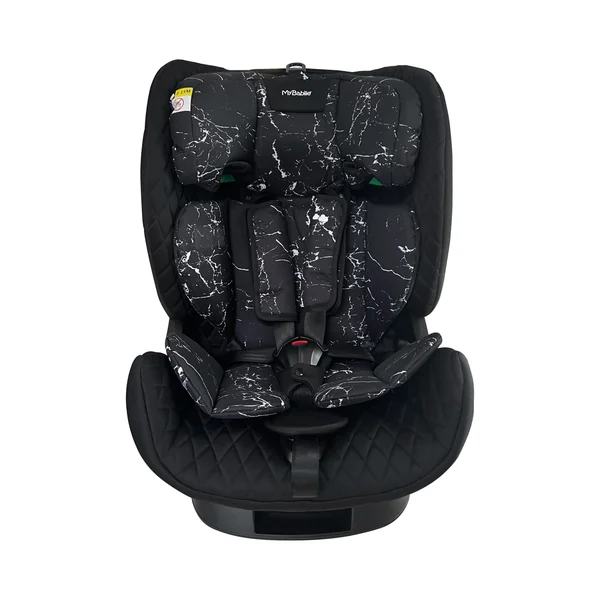 My Babiie - Group 1/2/3 Samantha Faiers Marble Black iSize Isofix Car Seat