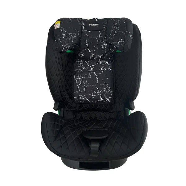 My Babiie - Group 1/2/3 Samantha Faiers Marble Black iSize Isofix Car Seat
