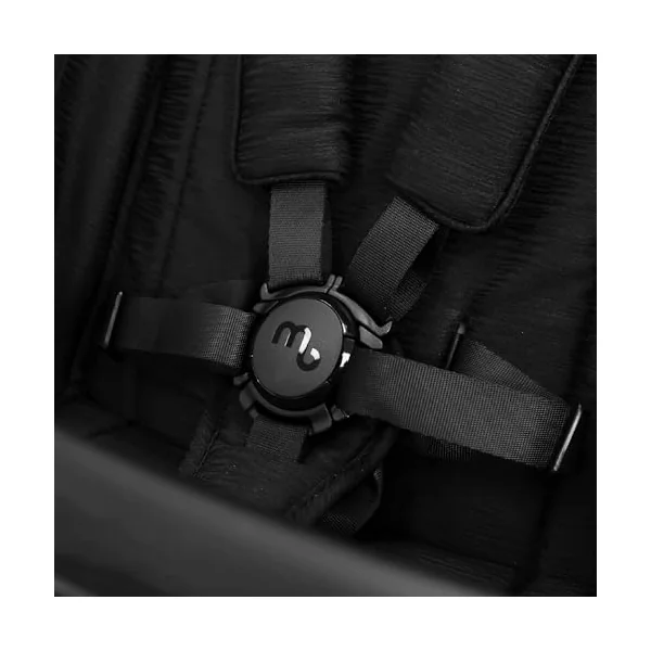 My Babiie MBX7 Autofold Stroller – from Birth to 4 Years (22kg), Foldable & Compact, Lightweight, Travel Buggy for Toddlers, Pushchair Includes Rain Cover - Black