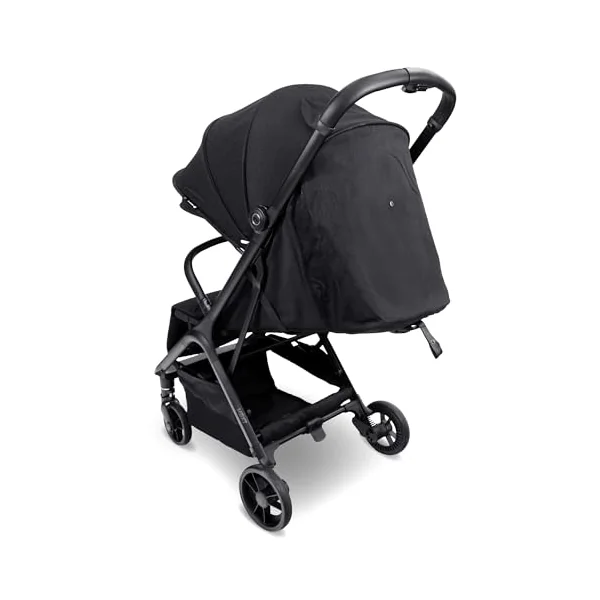 My Babiie MBX7 Autofold Stroller – from Birth to 4 Years (22kg), Foldable & Compact, Lightweight, Travel Buggy for Toddlers, Pushchair Includes Rain Cover - Black