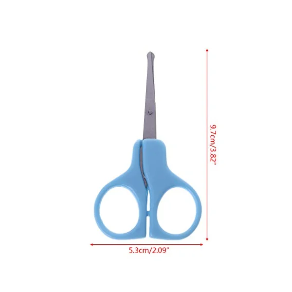 Nail Clippers Baby Nails Cutter Grooming Nursing Care Newborn Kids Safety Stainless Steel Scissors Random Color Professional Round Tip