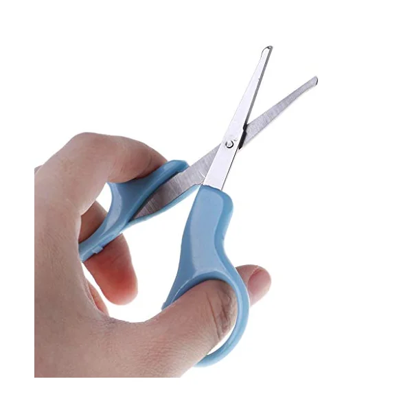 Nail Clippers Baby Nails Cutter Grooming Nursing Care Newborn Kids Safety Stainless Steel Scissors Random Color Professional Round Tip
