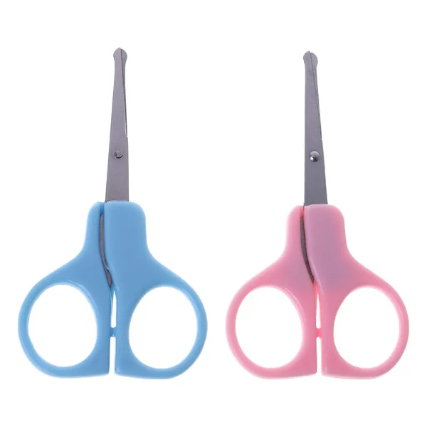 Nail Clippers Baby Nails Cutter Grooming Nursing Care Newborn Kids Safety Stainless Steel Scissors Random Color Professional Round Tip