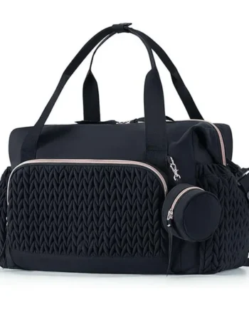 Nappy Diaper Tote Bag, Baby Changing Bags with Pacifier Case, Large Capacity Multifunctional Waterproof Mommy Shoulder Bag Maternity Tote, for Baby Changing Portable Travel