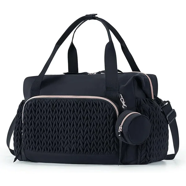Nappy Diaper Tote Bag, Baby Changing Bags with Pacifier Case, Large Capacity Multifunctional Waterproof Mommy Shoulder Bag Maternity Tote, for Baby Changing Portable Travel