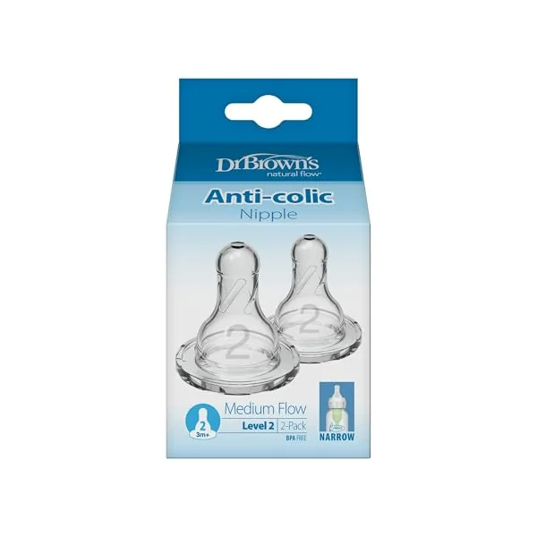 NARROW NECK LEVEL 2 TEATS 2PK