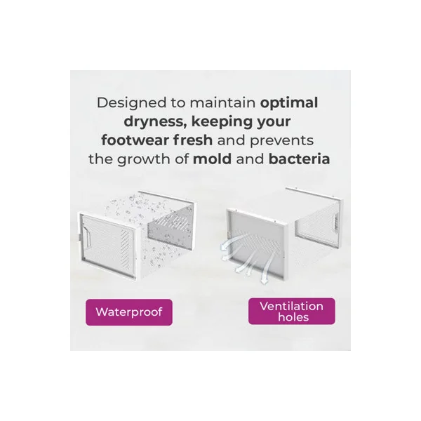 Neo White 12 pcs Transparent Large Shoe Storage Boxes