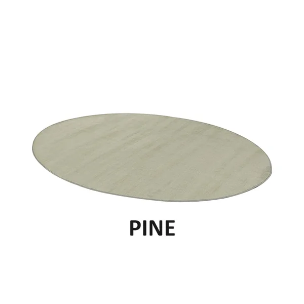 Neutral Oval Classroom Carpet