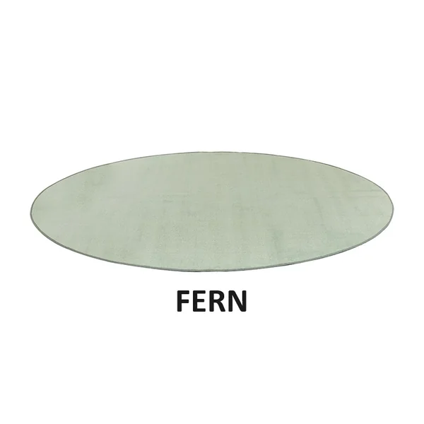 Neutral Oval Classroom Carpet