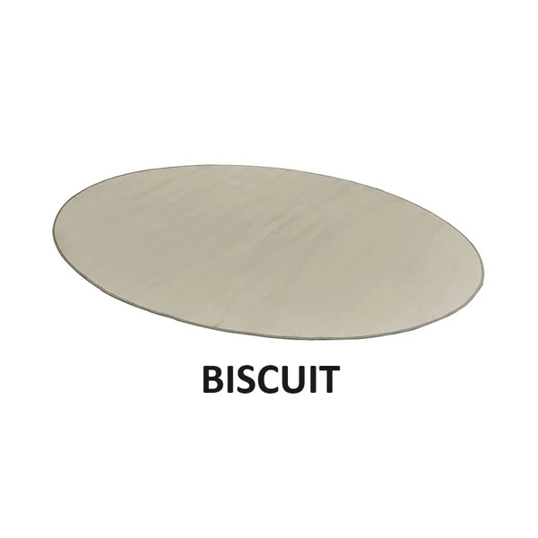 Neutral Oval Classroom Carpet