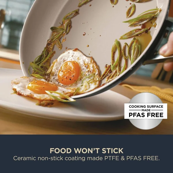 Ninja 26cm Ceramic Pro Aluminium Saute Pan