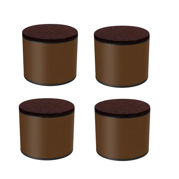 Niture Legs,Carbon Steel Niture Table and Chair Floor Mat Table Mat High Increase Mute Wear Sofa Bed Mat Floor Protection Mat,Brown