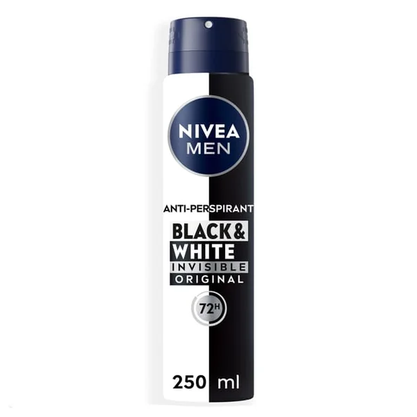 Nivea Men Black & White Original 72h Anti-perspirant Deodorant 250ML