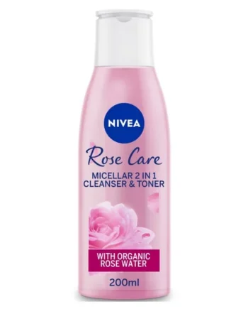 NIVEA Rose Care Micellar 2 in 1 Cleanser & Toner 200ml