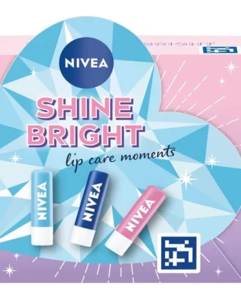 Nivea Shine Bright Lip Balm Gift Set