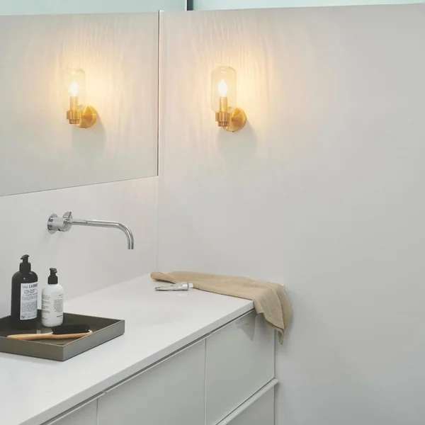 Nordlux Tutan LED Wall Light - Brass
